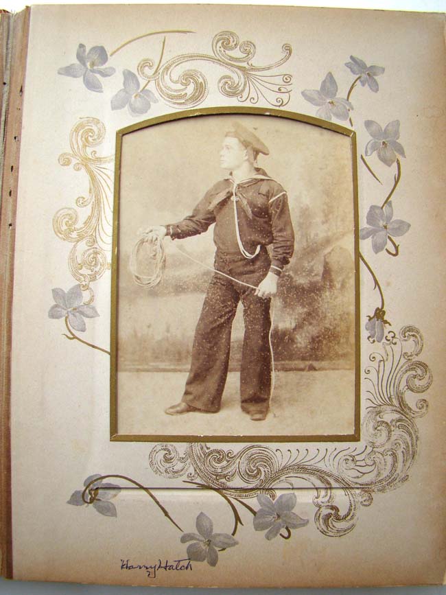 A late 19th century USS Maine photo album of the Hatch family — image 2